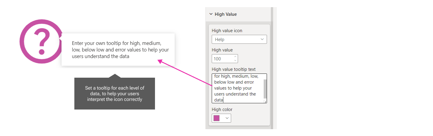 Image of Power BI Custom visual Warning icon